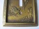 Vtg Keeler Brass Pheasant Outdoor Hunting Wall Ornate Single Switch Plate Cover Switch Plates & Outlet Covers photo 1