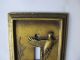 Vtg Keeler Brass Pheasant Outdoor Hunting Wall Ornate Single Switch Plate Cover Switch Plates & Outlet Covers photo 2