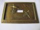 Vtg Keeler Brass Pheasant Outdoor Hunting Wall Ornate Single Switch Plate Cover Switch Plates & Outlet Covers photo 3