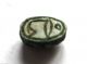 2300 B.  C Egypt Old Kingdom.  Vi Dynasty Faiance Scarab Beetle Seal Amulet Pendant Egyptian photo 3