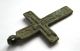 Circa.  1200 A.  D English Early Medieval Period Ae Bronze Crusades Cross Pendant.  Vf British photo 3