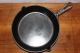 Antique Unusual No.  10 Cast Iron Skillet W/ Gate Mark & Riveted Forged Handle Other Antique Home & Hearth photo 5