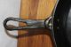 Antique Unusual No.  10 Cast Iron Skillet W/ Gate Mark & Riveted Forged Handle Other Antique Home & Hearth photo 8