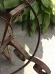 Rustic Chic Ornate Metal Scroll Plant Stand Pot Holder Table Base Antique 1930 ' S Garden photo 7