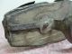 Single Antique Primitive Leather Wood & Wrought Iron Elevated Shoe Patten Primitives photo 4