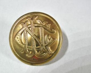 British National Liberal Club Victorian Brass Uniform Button 26mm Hope Bros. photo