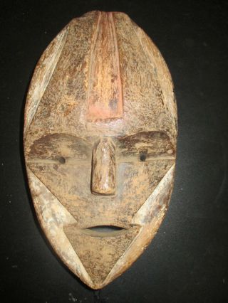 Gabon: Old Tribal African Mask From The Vuvi. photo
