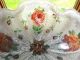 Antique Art Nouveau Signed Pairpoint Puffy Rose & Trellis Glass Shade Table Lamp Lamps photo 4