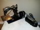 Antique Willcox & Gibbs Automatic Sewing Machine W Foot Pedal And Light Sewing Machines photo 2