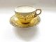 2 Different English Porcelain Demitasse Cups & Saucers By Coalport & Crescent Nr Cups & Saucers photo 1