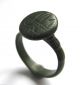 C.  50 A.  D British Found Roman Period Ae Bronze Decorative Legionary Ring.  Vf British photo 2