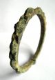 C.  1000 B.  C Large British Found Bronze Age Celtic Bronze Bracelet - Wrist Torc British photo 1