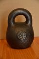 Old Polish Cast Iron Weight 3 Pounds - About 1900 - Poland In Russian Annexation Scales photo 1