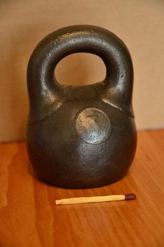 Imperial Russia Cast Iron Weight 3 Pounds - About 1900 photo