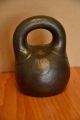 Imperial Russia Cast Iron Weight 3 Pounds - About 1900 Scales photo 1