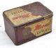 1940s Vintage Ad Sign Litho Printed Tin Box Moono Brilliantine Cosmetics India photo 2