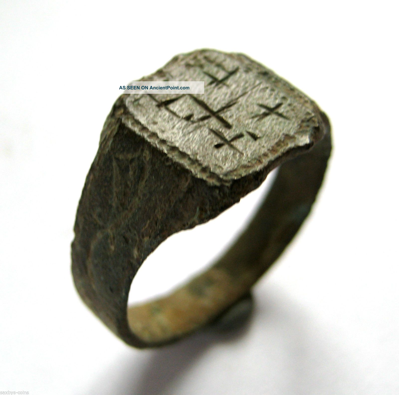 Circa.  1100 A.  D British Found Medieval Period Ae Bronze Crusades - Templar Ring British photo