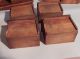 Antique Spice Box Cabinet 8 Drawer Wood Orig Patina American Farmhouse Primitives photo 8