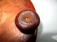 Antique Round Footed Mahogany Wood Bread Board Primitives photo 2