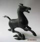 Oriental Rare Exquisite Old Chinese Bronze Statue Horse Fly Swallow Figures Other Antique Chinese Statues photo 2