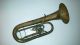 Antique King Euphonium Trombonium H.  N.  White Co.  Brass Horn Great Patina Brass photo 2