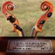 Fine Antique Czech Violin - L.  Herclik 1925.  Setup,  Strong Sound. String photo 3