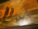 Antique 18 - 19th Century Marine Oil Painting On Board,  Stunning Frame,  Signed The Americas photo 8