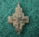 Ancient Viking Bronze Cross Pendant Amulet,  Circa 900 - 1000 Ad.  Rare Relic Vf Scandinavian photo 1