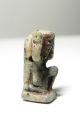 Zurqieh - Ancient Egypt,  Faience Shu Amulet 1070 - 600 B.  C Egyptian photo 1