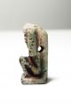 Zurqieh - Ancient Egypt,  Faience Shu Amulet 1070 - 600 B.  C Egyptian photo 2