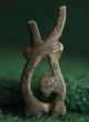 The Vikings.  Silver Amulet.  Serpent / Beast Pendant,  Ca 1000 Ad.  Norse Relic Vf Scandinavian photo 1