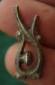 The Vikings.  Silver Amulet.  Serpent / Beast Pendant,  Ca 1000 Ad.  Norse Relic Vf Scandinavian photo 4