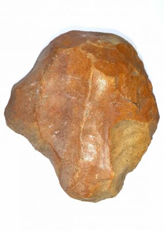 Neanderthal Biface Hand Tool Flint Stone Paleolithic Artifact photo