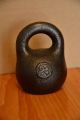 Old Polish Cast Iron Weight 2 Pounds - 1908 - Poland In Russian Annexation Scales photo 1