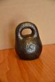 Old Polish Cast Iron Weight 1 Pound - 1910 - Poland In Russian Annexation Scales photo 1