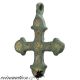 Intact Byzantine Double Side Enamel Christian Cross Pendant Roman photo 2