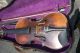 Antique Tiger Maple Violin In Case & Bow Nicolaus Amatus Fecit In Cremona 1643 String photo 1