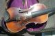 Antique Tiger Maple Violin In Case & Bow Nicolaus Amatus Fecit In Cremona 1643 String photo 3