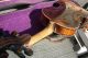 Antique Tiger Maple Violin In Case & Bow Nicolaus Amatus Fecit In Cremona 1643 String photo 8