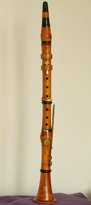 Classical German Clarinet In C,  Made Between 1790 - 1800 photo