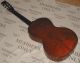 Antique German Parlor Guitar - Fine Woods - Straight Neck String photo 6
