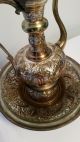 Arabic Coffee Tea Pot Ewer Basin Brass,  Copper Algeria Vintage Islamic photo 9