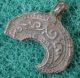 The Vikingss.  Rare Silver Pendant Amulet,  Ca 1000 Ad.  Depicting Lunar Symbol Vf Scandinavian photo 2