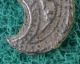 The Vikingss.  Rare Silver Pendant Amulet,  Ca 1000 Ad.  Depicting Lunar Symbol Vf Scandinavian photo 4