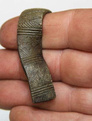 Ancient Viking Bronze Part Bracelet. ,  Relict.  Magnificent. photo