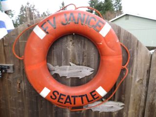 30 Inch Authentic Life Preserver Ring Saver Float Buoy Bouy (016) photo