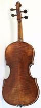 Old French Violin Labeled Bassot Geige Violon Violine Violino Appr.  1800 String photo 3