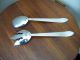 Silverplate Salad Serving Fork And Spoon By Laben Flatware & Silverware photo 4
