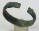 Viking Bronze Bracelet. ,  Dragon ' S Head.  Excelent,  Huge Size. Viking photo 2
