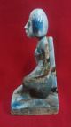 Ancient Blue Statue Of The Egyptian Writer Egyptian photo 1